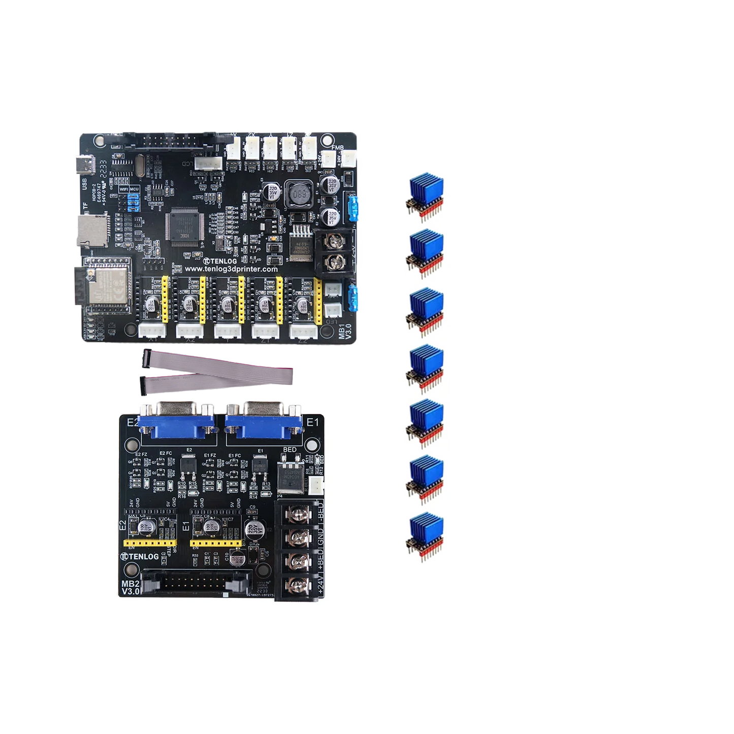 Tenlog DMP 7-axis 32-bit Motherboard Marlin 2.0 without Wi-Fi for TL-D3/D5/D6