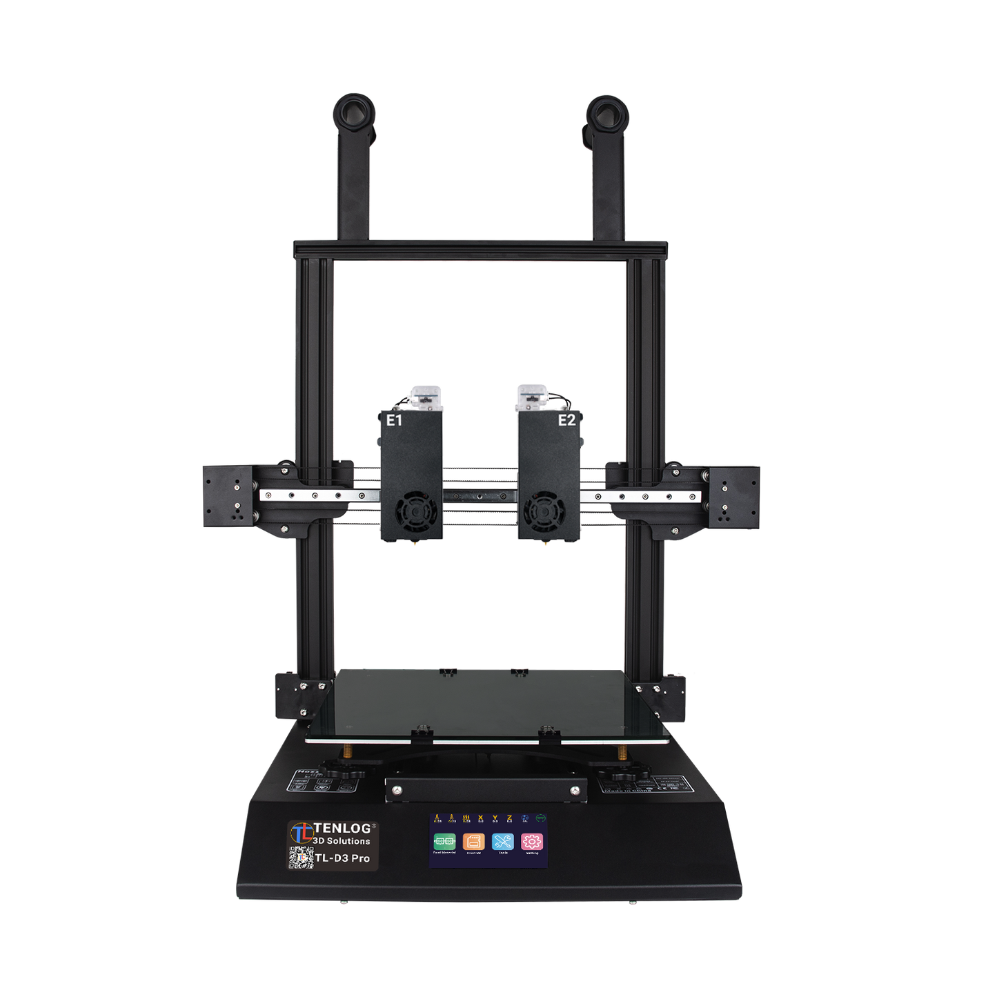 Tenlog TL-D3 V2 IDEX 3D Printer 32-bit Motherboard with Wi-Fi Hotend 300℃/Hotbed 110℃ Support PVA TPU PLA ABS (BMG Extruder & TMC2209)